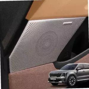 더 뉴 쏘렌토 페이스리프트 튜닝 스피커 커버 실버