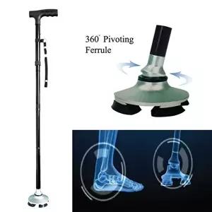 고품질 접이식 할아버지 할머니 지팡이 EWC-009 휠체어 지팡이 요실금팬티 목욕의자 복지용구 WFHW1TX