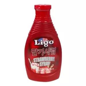 리고 딸기시럽 567gX12개 국내산 딸기맛 토핑용 업소용 대용량 (WFKNA2D)