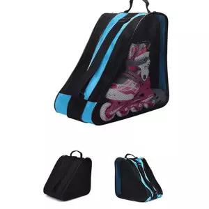 스케이트 수납 백 전용 휴대 캐리어 롤러 스케이트 수납 백 메쉬 파우치 인라인 스포츠 운동화 통풍 보관