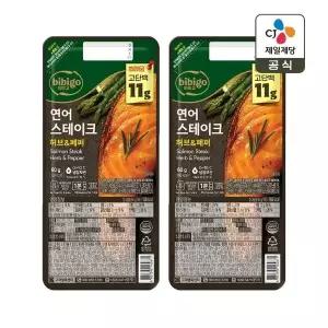 [CJ제일제당]비비고 연어 스테이크 60g x2개
