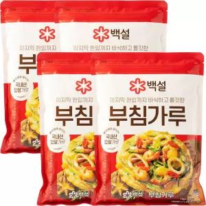 백설 부침가루 1kg 4개
