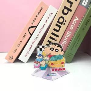 DIY 짱구와 레이싱 아크릴 스탠딩 보석십자수 비즈공예