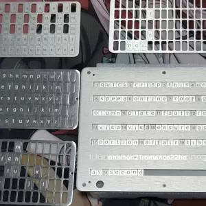 비트코인 콜드월렛 니모닉 지갑 24단어 금속 스토리지 시드 암호화폐 스틸 단어 조합형 양면