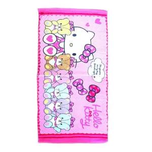 헬로키티 아동바디타월 곰돌이수영타올 캐릭터 비치 어린이 유아 세면