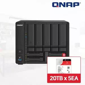 QNAP TS-932PX-4G NAS 9베이 아이언울프프로 100TB [20TBx5] HDD 포함