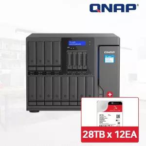 QNAP TS-1655-8G NAS 16베이 아이언울프프로 336TB [28TBx12] HDD 포함
