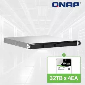 QNAP TS-464U-RP-8G NAS 4베이 Exos M 128TB [32TBx4] HDD 포함