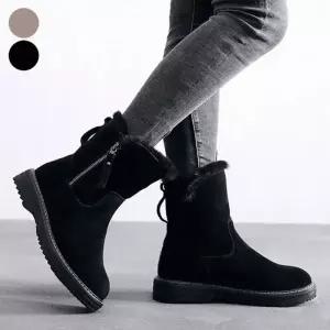 기모안감 스웨이드 부츠 털부츠 여자 인조 겨울 방한