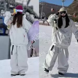 스노보드복 겨울스키복 방풍 남녀공용 보온 스노우 슈트 재킷 자켓 팬츠