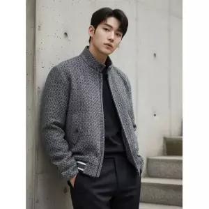 세일절SALE 비바스튜디오 헤링턴 자켓 - BLACK