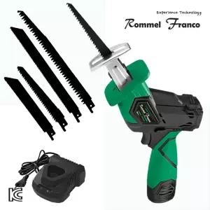 롬멜프랑코 Moment 휴대용 리튬이온 충전식 무선전동 다목적왕복톱 전기톱 컷쏘