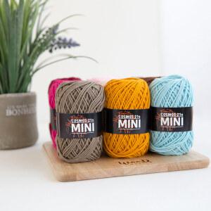 [니트박스] 코스모스 미니미니 10+1/여름실 소품실 면실 면사 코바늘실 코튼실 모티브실