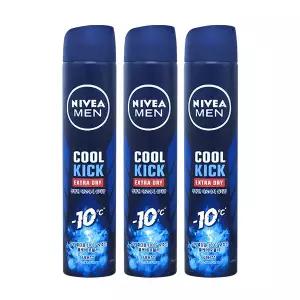 니베아 데오드란트 스프레이 쿨킥 포맨 200ml 3개팩