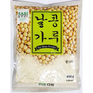 대량 생콩가루 400g/4개 두류 날 곡물 대두 분말 고물