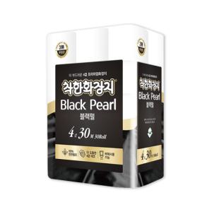 착한화장지 블랙펄 4겹 30M 30롤 두루마리휴지