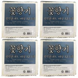 정직한패드 꽃향기 대형(76x60cm) 82g x 100매 애견 강아지 배변패드