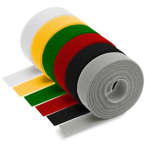 칼론 KR-RCT025 벨크로 케이블 타이 컬러 5M 폭 2cm 전선정리 케이블 컴퓨터 책상 컷팅 재사용 양면 찍찍이