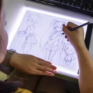 A4 LED 드로잉 패드 라이트 박스 패널 보드 그림그리기 테이블