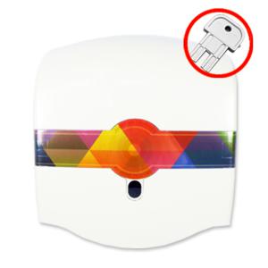 C형 버튼형 점보롤 케이스 열쇠형 롤휴지 디스펜서 업소용 화장실