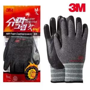 3M 슈퍼그립 핫 겨울장갑 방한 강화내피 혹한기 작업용