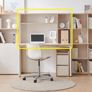 E0 책상위책장 책꽂이선반 1200 책상용책장 책정리대