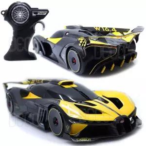 RC카 1 14 부가티 볼리드 옐로우 USB 충전식