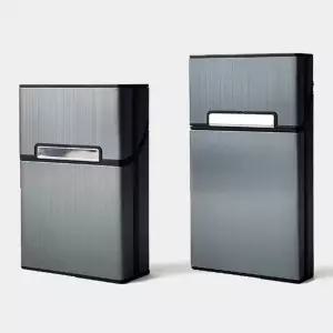 메탈 심플 담배 케이스 기본형 슬림형 블랙 실버 골드