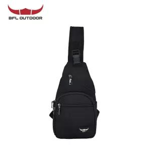 BFL 블랙 캐주얼 슬링백 여행용 이중잠금 크로스백 남녀공용 메신저백 힙색