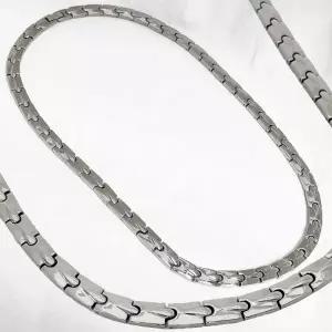 G-202S 게르마늄목걸이 5mm 원석47개 건강목걸이