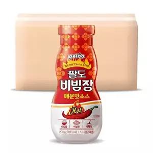 [팔도][T] 팔도 비빔장 매운맛 200g 20개 (한박스) / 매운양념 만능소스