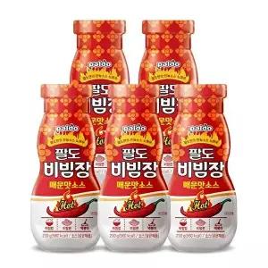 [팔도][T] 팔도 비빔장 매운맛 200g 5개 / 매운양념 만능소스