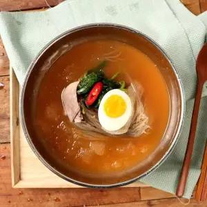 [인정식탁][냉면家] 시원한 메밀 물냉면 8인분 (사리1.28kg+열무육수350gx8봉)