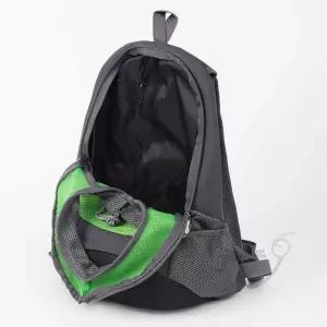 늘여섯 캥거루 반려견 앞가방 29x42cm 그린 강아지이동식가방