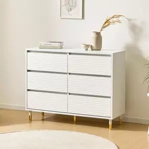 고급스러운 템바보드 3단서랍장 수납장 엔틱 예쁜