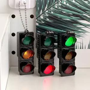 조선문방구 신호등모양 키링 LED