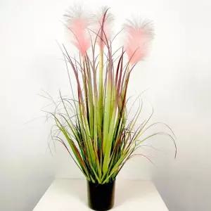 인조갈대 조화 핑크 팜파스그라스 90cm 갈대