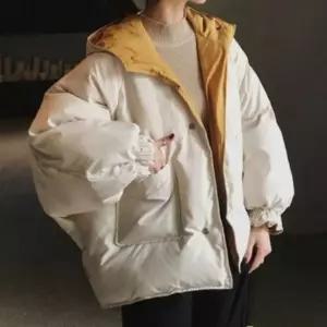 여성 패딩 2색 양면 오버핏 여자 겨울 점퍼 여성경량패딩점퍼 여성패딩코트 여성롱패딩이월상품