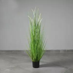 그린 조화나무 화이트 90cm 조화 인조갈대 강아지풀