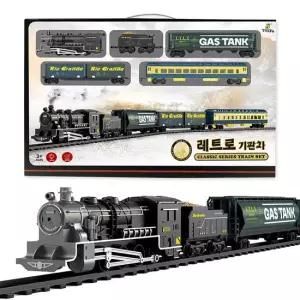 펜파 레트로 기관차 클래식 장난감 기차 놀이 세트