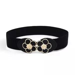 플라워 밴드벨트 블랙 재킷 밴딩 포인트 코트 자켓 원피스 패딩 재킷 허리띠 롱셔츠 코트