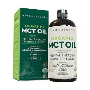 케토 커피용 유기농 MCT 오일 32온스 | 최고의 MCT 오일 케토 보충제