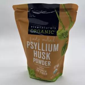 비바 내추럴스 유기농 차전자피 파우더 24 천연 섬유질 Exp 1026 새 제품