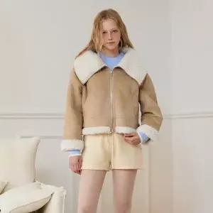 [에고이스트][BLUE LABEL] 빅 카라 페이크 무스탕 (ER4OMZ01)[35533101]