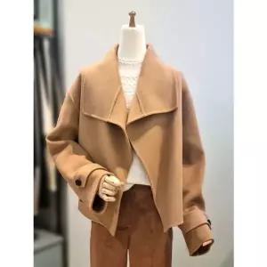 [NS홈쇼핑]ab.f.z 빅카라 핸드메이드 크롭 울자켓 코트 ACZ4HJ01J[35557168]