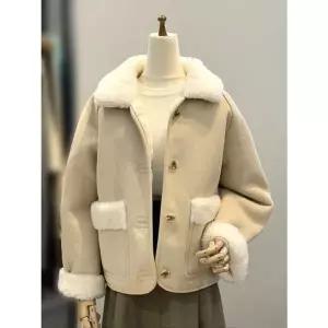 [NS홈쇼핑]ab.f.z 양모 리버시블 무스탕 자켓 ACZ4HM01K[35557177]