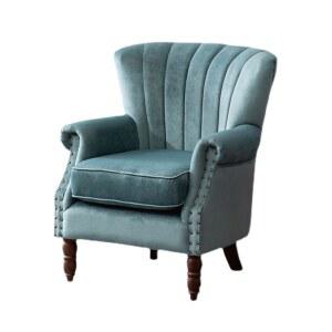 엔틱 1인쇼파 암체어 인테리어 레트로 원목