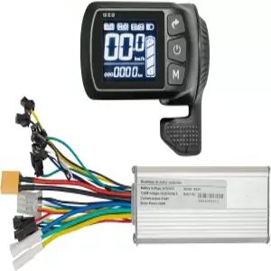 CSBST 24V 36V 48V 전기 자전거 컨트롤러 키트 500W 25A 브러시리스 모터 및 LCD 디스플레이 컨트롤 패널