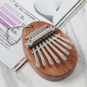 미니 칼림바 입문용 휴대용 초보 마호가니 칼림바 연습 악기 피아노 손가락 엄지