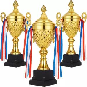 릴리아파 대형 골드 트로피 컵 금속 스포츠 챔피언십 축구 대회 스펠링 비 토너먼트 세리머니 축하 파티